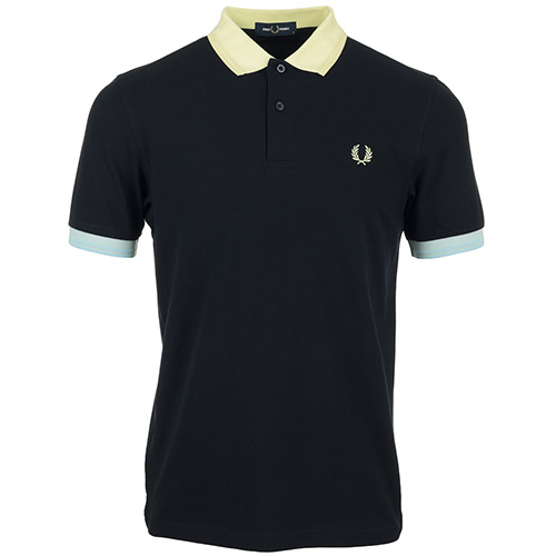 Fred Perry Contrast Trim Polo Shirt - Bleu marine