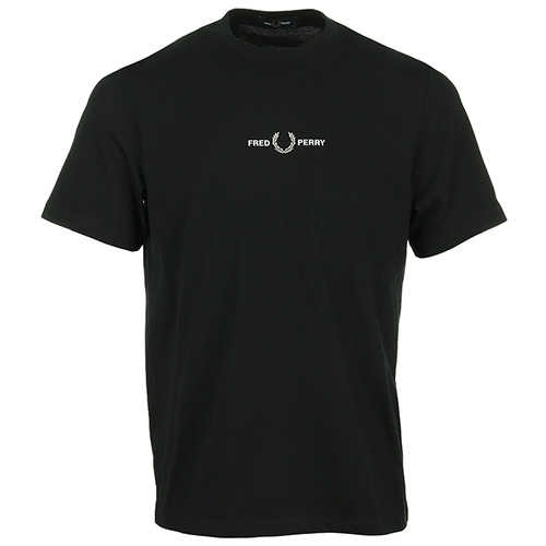 Fred Perry Embroidered T-Shirt - Noir