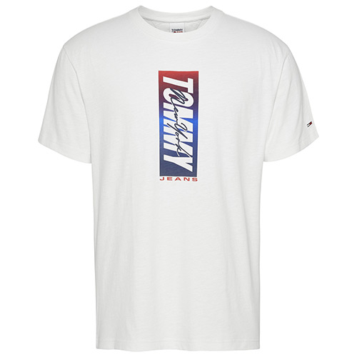 Tommy Hilfiger Vertical Front Tee - Blanc