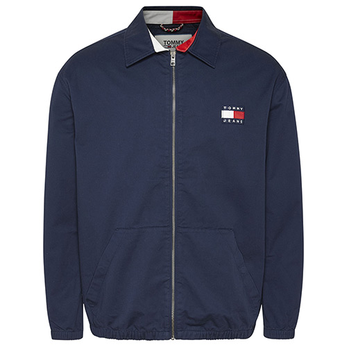 Tommy Hilfiger Casual Cotton Jacket - Bleu marine