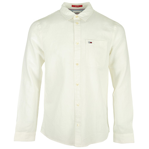 Tommy Hilfiger Linen Blend Shirt - Blanc