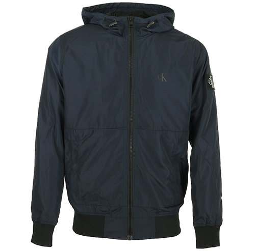 Calvin Klein Jeans Bomber Essential Hooded - Bleu marine