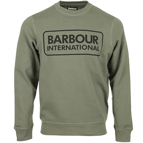 Barbour Large Logo Sweat - Vert olive