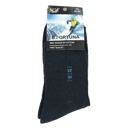 B.Fortuna Socks - Bleu marine