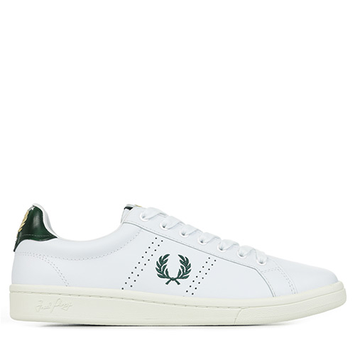 Fred Perry B721 Leather Tab - Blanc