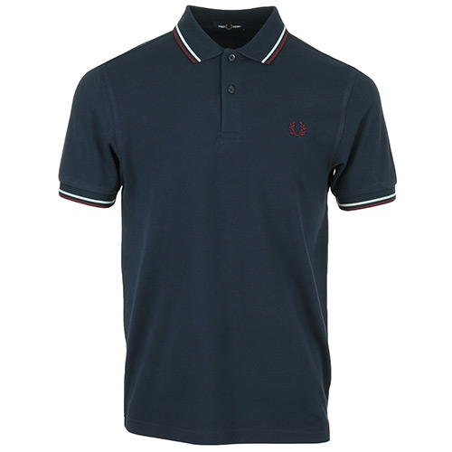 Fred Perry Twin Tipped Shirt - Anthracite