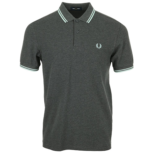 Fred Perry Twin Tipped Shirt - Gris