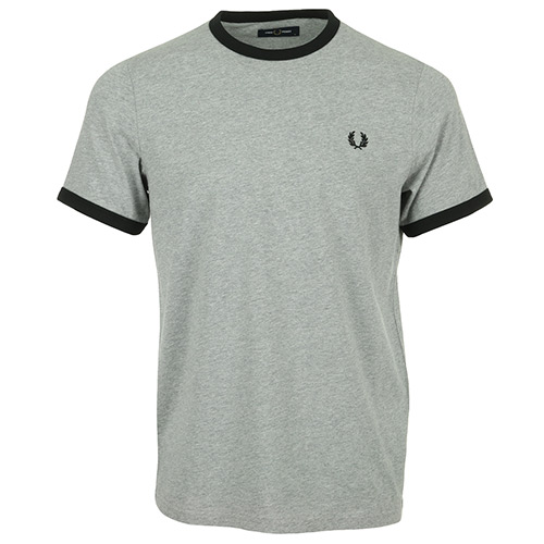 Fred Perry Ringer T-Shirt - Gris