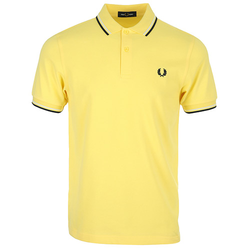 Fred Perry Twin Tipped Shirt - Jaune