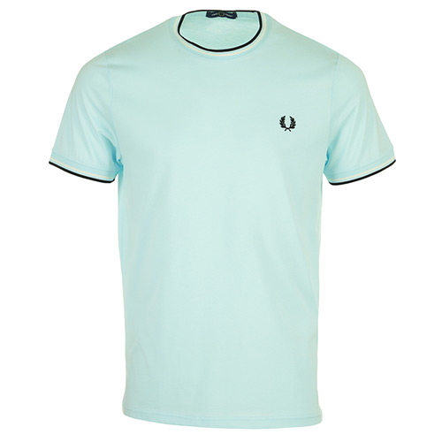 Fred Perry Twin Tipped T-Shirt - Bleu clair