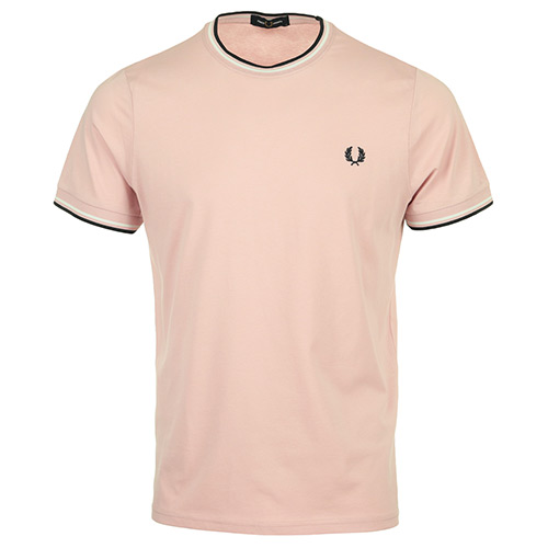 Fred Perry Twin Tipped T-Shirt - Rose