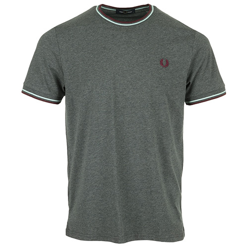Fred Perry Twin Tipped T-Shirt - Gris