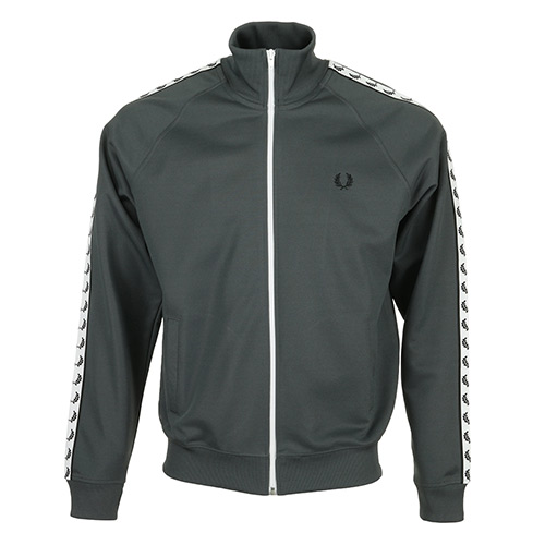 Fred Perry Taped Track Jacket - Anthracite