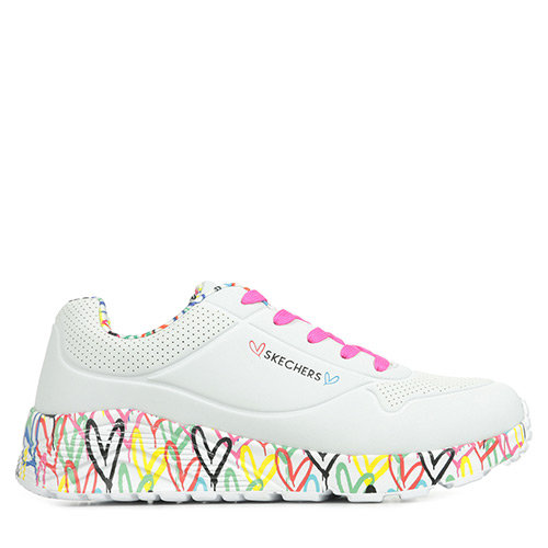 Skechers Uno Lite Lovely Luv - Blanc