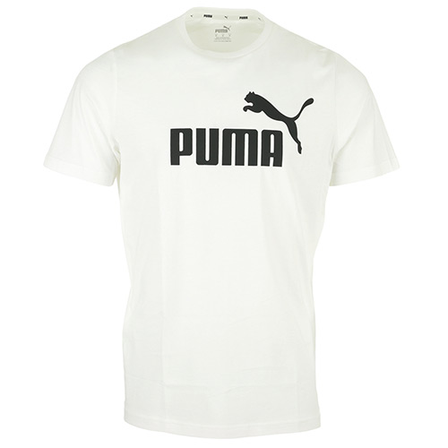 Puma Essentials Logo Tee - Blanc