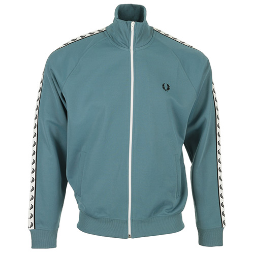 Fred Perry Taped Track Jacket - Bleu