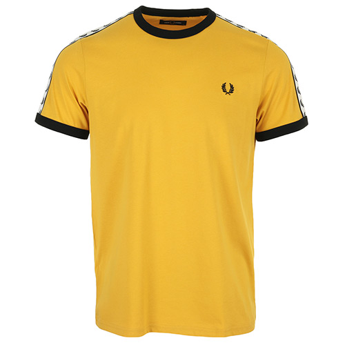 Fred Perry Taped Ringer T-Shirt - Jaune