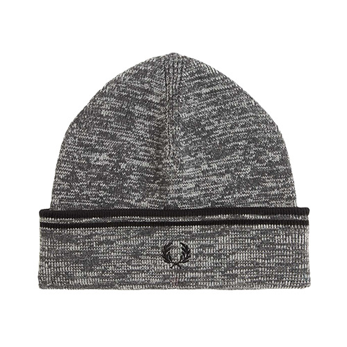 Fred Perry Twin Tipped Merino Wool Beanie - Gris