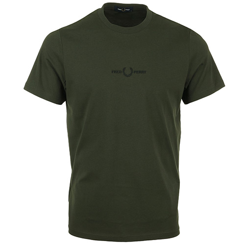 Fred Perry Embroidered T-Shirt - Vert olive