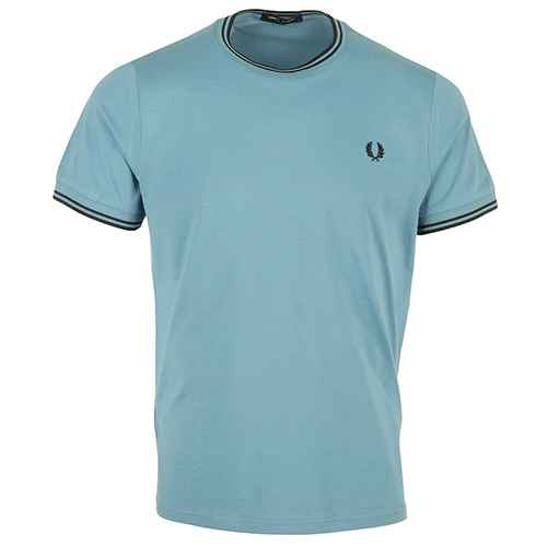 Fred Perry Twin Tipped T-Shirt - Bleu