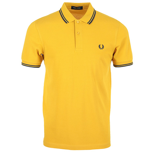 Fred Perry Twin Tipped Shirt - Jaune