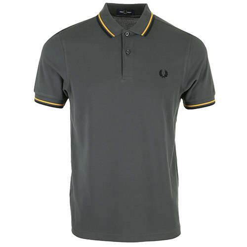 Fred Perry Twin Tipped Shirt - Gris