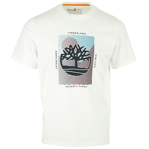 Timberland Graphic Branded Tee - Blanc