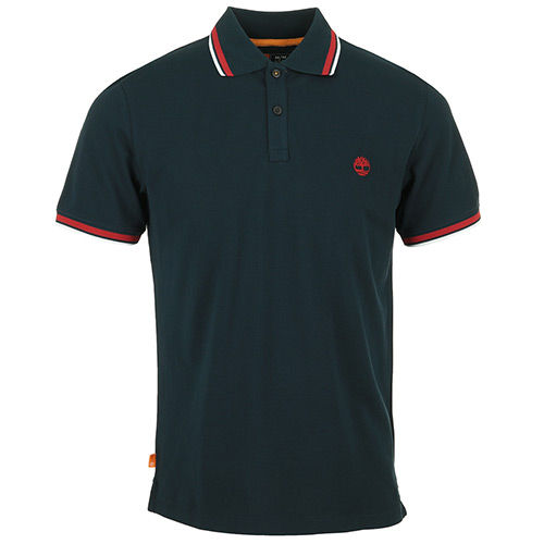 SS Millers River Tipped Pique Polo Slim