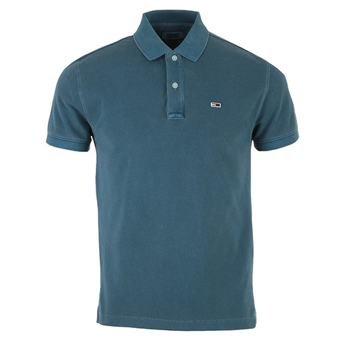 Tommy Hilfiger Garment Dye Polo - Bleu