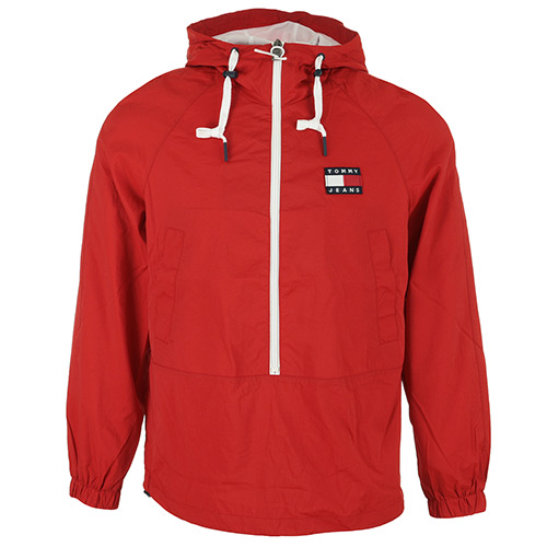 Tommy Hilfiger Contrast Zip Popover - Rouge