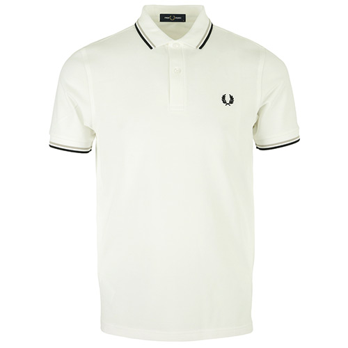 Fred Perry Twin Tipped Shirt - Blanc