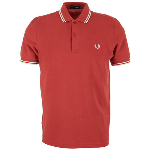 Fred Perry Twin Tipped Shirt - Rouge