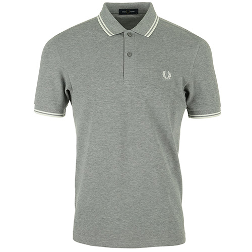 Fred Perry Twin Tipped Shirt - Gris