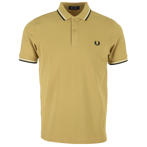 Fred Perry Twin Tipped Shirt - Marron