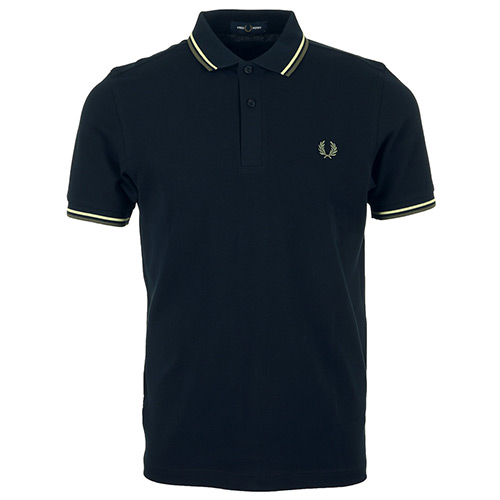 Fred Perry Twin Tipped Shirt - Bleu marine