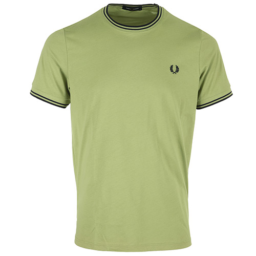 Fred Perry Twin Tipped T-Shirt - Vert