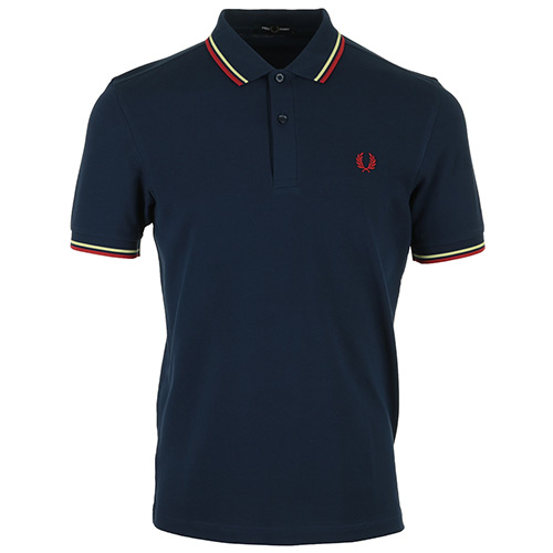 Fred Perry Twin Tipped Shirt - Bleu marine