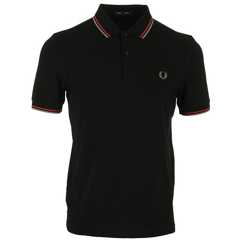 Fred Perry Twin Tipped Shirt - Noir