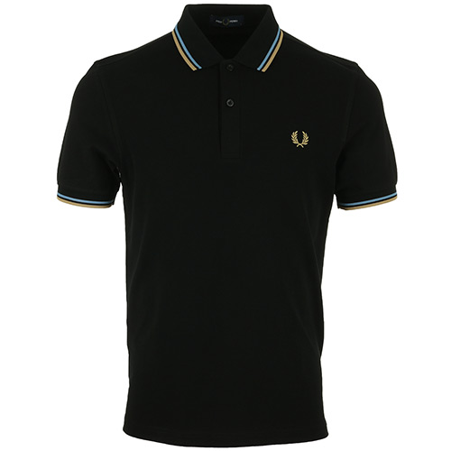 Fred Perry Twin Tipped Shirt - Noir