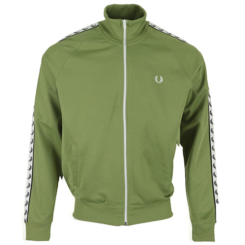 Fred Perry Taped Track Jacket - Vert