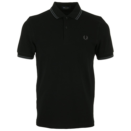 Fred Perry Twin Tipped Shirt - Noir