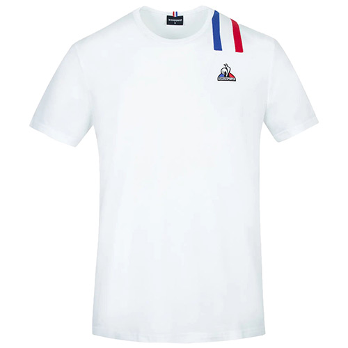 Le Coq Sportif T-Shirt Tricolore - Blanc