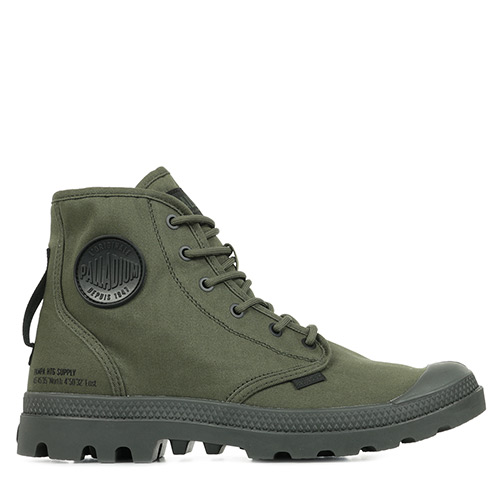 Palladium Pampa Hi Htg Supply - Vert olive