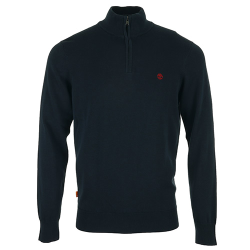 Timberland LS Williams River Cotton 1/4 Zip - Bleu marine