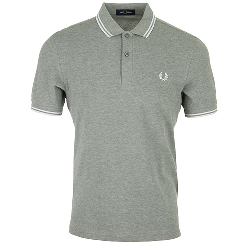 Fred Perry Twin Tipped Shirt - Gris