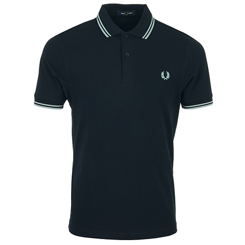 Fred Perry Twin Tipped Shirt - Bleu marine