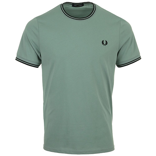 Fred Perry Twin Tipped T-Shirt - Bleu clair