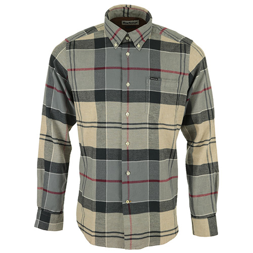 Barbour Barbour Ederton Tailored Fit Shirt - Beige