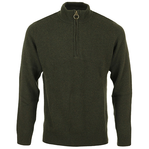 Barbour Holden Half Zip - Vert olive
