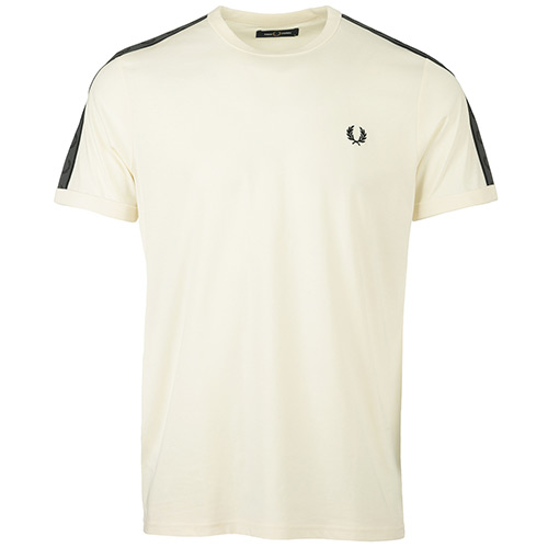 Fred Perry Taped Ringer Tee-Shirt - Beige